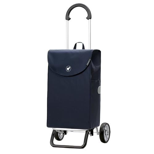Andersen Einkaufstrolley - klappbar - 44 Liter - belastbar 30 kg - Aluminium - Trolley - Rad Ø 15 cm - Scala Shopper Plus Walker blau