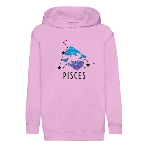 Sweat à capuche enfant Pisces premium aux finitions solaires