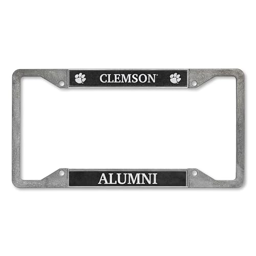 Rico Industries NCAA Clemson Tigers Pewter License Plate Frame 12