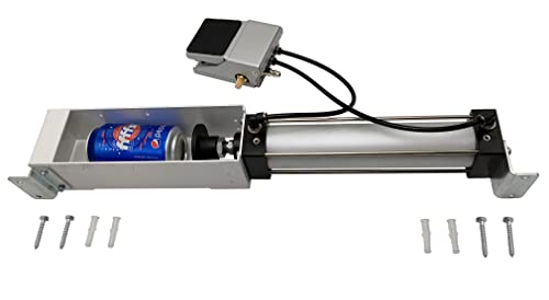 Aluminum Can Crusher, Heavy Duty Pneumatic Cylinder Soda Beer Can Crusher, Eco-Friendly Recycling Tool (Foot Pedal Valve Style) #TOP2