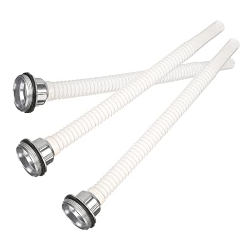 GRIRIW 3pcs Gasoline Guide Gas Nozzles for Gasoline Can Nozzles Gas Cans for Gasoline 5 Gallon Fuel Spouts Gas Tank Replacement Can Spouts Plastic Portable Grease Spout