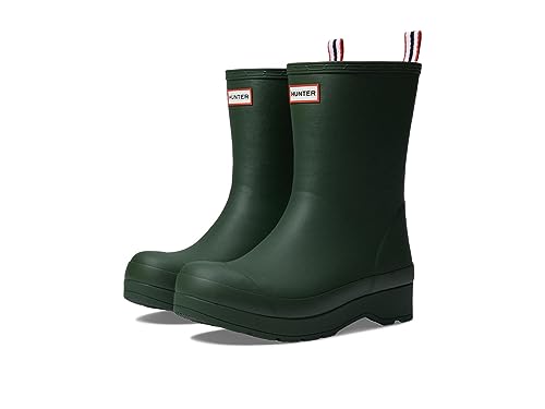 Image of Hunter Men's メンズ プレイ ビーガン シアリング インシュレイティド ミッド ハイト レインブーツ