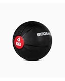 BOOMFIT Balón Medicinal 4kg | Balon de Peso para Mejorar Fuerza, coordinación y Equilibrio | Entrenamiento Funcional y rehabilitación en casa, Gimnasio y Box de Cross Training