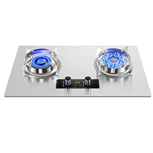 Estufa De Gas Portátil De Doble Combustión For Exteriores, Utensilios De Cocina De Patenecane, Llamas De Tiempo De 9 Cavidades, Soportes De Ollas De Hierro Fundido De Vidrio Templado Negro, Cocina Fam