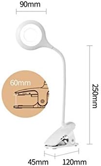 USB Rechargeable Led Desk Lamp Flexible Foldable Touch Dimming Table Lamp Clip on Lamp for Bedroom Living Room image 4