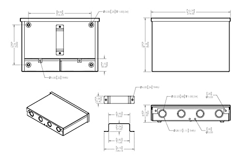 Diode DI-JBOX-LPS3R LO-PRO Small NEMA3R Wet Location Junction Box