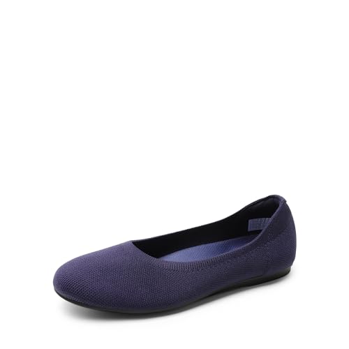 Image of DREAM PAIRS Women's Dress Knit Ballet Comfort Flats