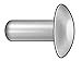 Rivet, Brazier, 3/16 Dia, 3/4 L, PK100