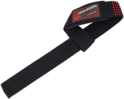 Sidewinder Gel Padded Weight Lifting Straps Gym Fitness Training Hand Bar Wrist Support Bodybuilding Workout Deadlifts