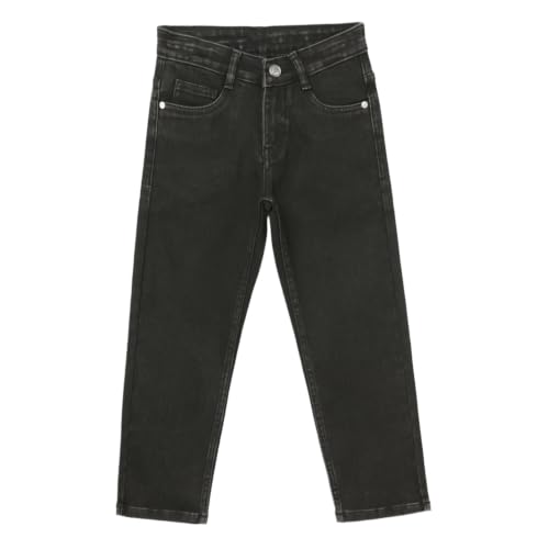 Image of Urbano Juniors Boy's Straight Fit Washed Denim Jeans Stretchable
