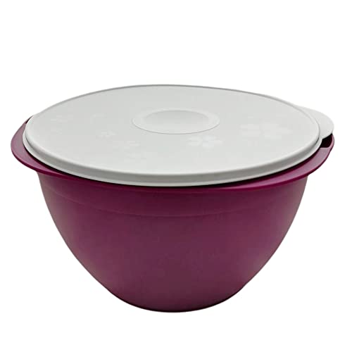Tupperware Rührschüssel Oma Schüssel 10 L lila brombeere weiß Oma´s Beste XXL Party Kracher