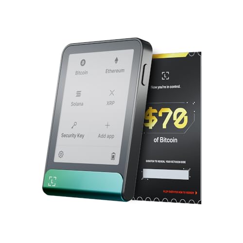 Ledger Flex with BTC - Crypto Touchscreen Signer - securely Manage All Your Digital Assets and Identity via the Ledger Wallet app (Oxidate Green)