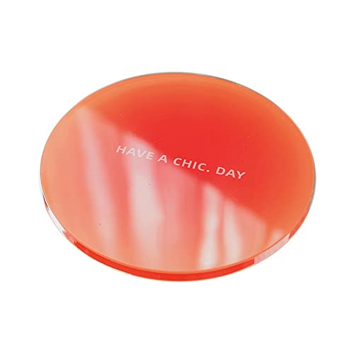 Hanghaijia Posavasos Rojo Acrílico Creativo para Café, Té, Bebidas, Restaurante, Tiro, Posavasos Cover