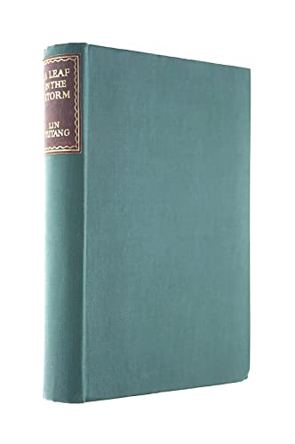 A leaf in the storm: A novel of war-swept China B0007J0MF2 Book Cover