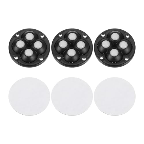 uxcell ~jȔSLX^[zC[ 3 1.85C` x 0.55C` 360x]]zC[ ^ƓdXg[W{bNX S~ iCr[Y (ubN)