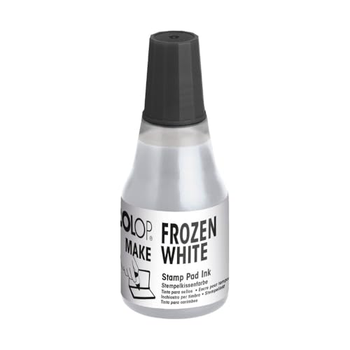 COLOP Nachfüllfarbe für MAKE Stempelkissen 25 ml frozen white