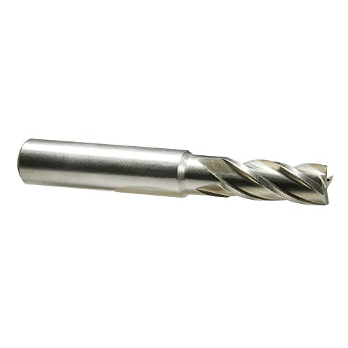 Image of MAXTOOL 5 /16x2.5 inch HSS M2 END MILL CUTTERS HIGH SPEED STEEL 4 FLUTES CENTER CUT STRAIGHT SHANK EM02W04R020