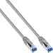Produktbild InLine 76807 Patchkabel, S/FTP (PiMf), Cat.6A, 500MHz, halogenfrei, Kupfer, grau, 7,5m