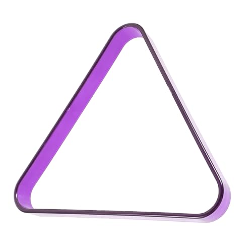 BESTonZON Triangle Billiard Rack Durable Material Pool Ball Organizer for Snooker Pool Tables Lightweight Design for for Games Tournaments Present for Billiard Enthusiasts