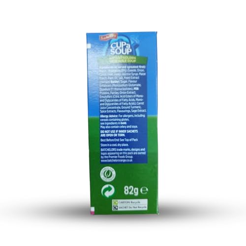Image of Batchelors Cup A Soup Golden Vegetable- 82gms | Instant Soup Mix | Home Style | Ready in Minutes | No Additives or Preservatives | Serves 3-4 (Pack of 3)