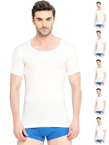 Image of VIP Supreme Men's Half Sleeve Pure Cotton Regular Fit Vest | Inner Vest Combo For Men