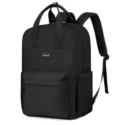 LOVEVOOK Laptop Backpack Womens, 15.6inch Rucksack Back Packs, Work Laptop Bags for Women Ladies, Lightweight Backpacks for Travel School College University, Black LOVEVOOK Laptop Backpack Womens, 15.6inch Rucksack Back Packs, Work Laptop Bags for Women Ladies, Lightweight Backpacks for Travel School College University, Black