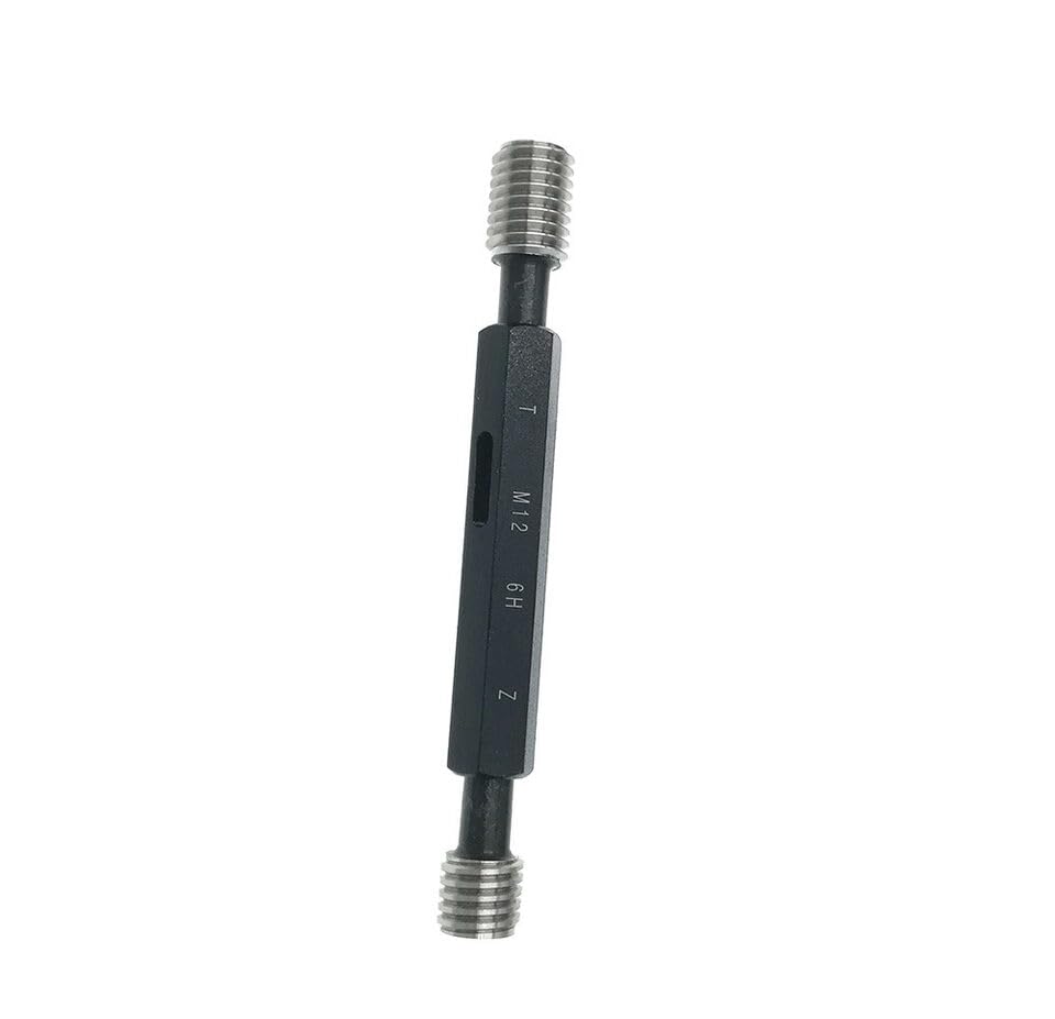Metric Thread Plug Gage Gauge M12 x 1.75 6H Thread Gauge Go and NoGO