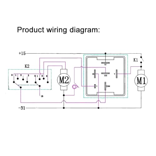 Controlador de relé intermitente de limpiaparabrisas CC 24V 20A para camión 5