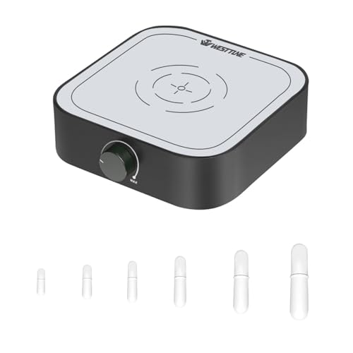 WEST TUNE 3000rpm Magnetic Stirrer Mixer with 7pcs Stir Bar Set, Brushless DC Motor Max 3000ml Electric Magnetic Stir Plate Mixer (No Heating)