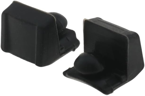 8PCS 13x13x8mm Air Fryer Parts Support Tray Frying Board Corner Protector Black Plastic Bumper Cooktop Accessories