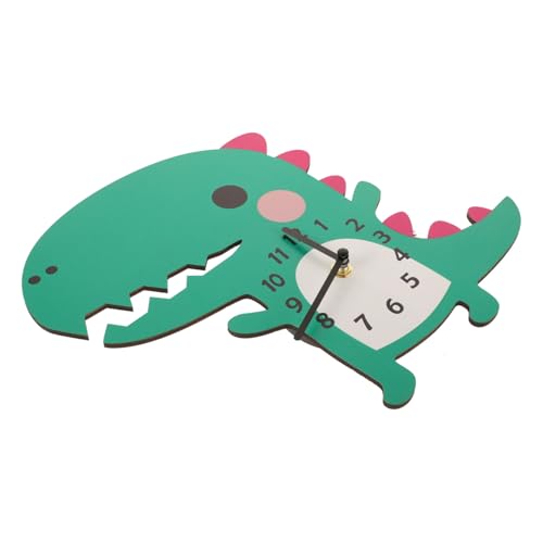 OSOLADY Dinosaur Shaped Boys and Girls Wall Clock Mute Analog