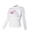 Body Glove Wetsuit Women's Basic Fitted Long Arm Rashguard, White, Medium