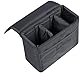 S-ZONE Wasserdicht Stoßfest Praktisch Faltbar Gepolstert DSLR SLR TLR Kameraschutz Einsatz Tasche Objektiv Kamera Grau, 22,9 x 17,8 x 10,2 cm, M, Praktisch und praktisch