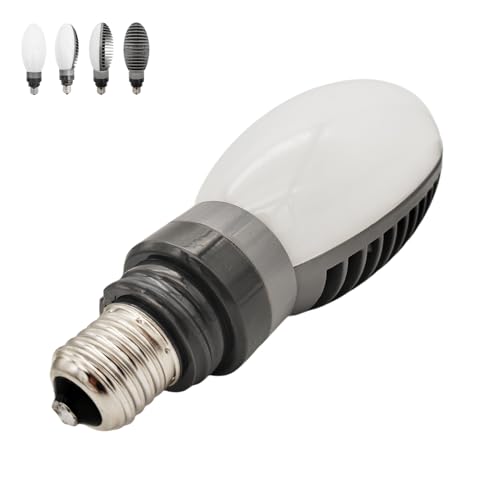QLEE Super Bright LED Garage Ampoule 5700K Lumière du jour Sans ventilateur E27 / E40 Lampadaire 50W Équivalent 500 Watt Éclairage intérieur extérieur...
