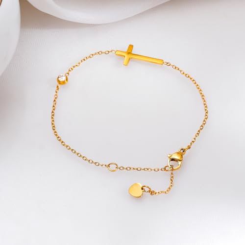 Image of Rubans Demi Fine Stainless Steel Bracelet Waterproof Gift for Women & Girls
