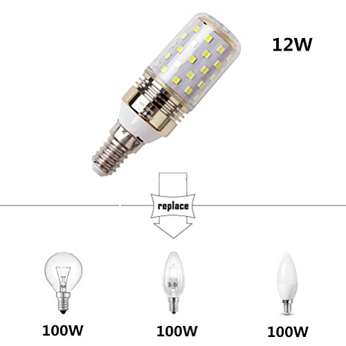 E14 Lampadina di Mais LED 12W, Bianca Freddo