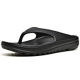 Oudizz Orthopedic Sandals Flip Flops for Women Arch Support Pillow Soft Recovery Thong Sandals Spa Summer Beach Cloud Slides