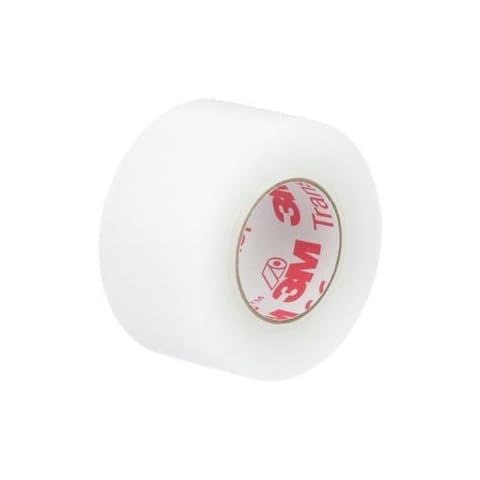 3M Transpore Surgical Tape, Hypoallergenic, Transparent, 2.5cm x 9.1m, Pack of 1 Cover