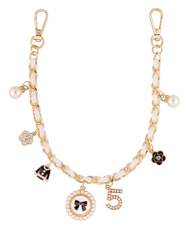 Pendentif chiffre et détail fleur de haute qualité pour sac