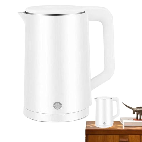 Hervidor eléctrico, eléctrica de acero inoxidable,2.3L Hervir hervidor eléctrico Automático Sopado | Caldera de agua portátil de control de temperatura de ebullición rápida para campamento cocina coci