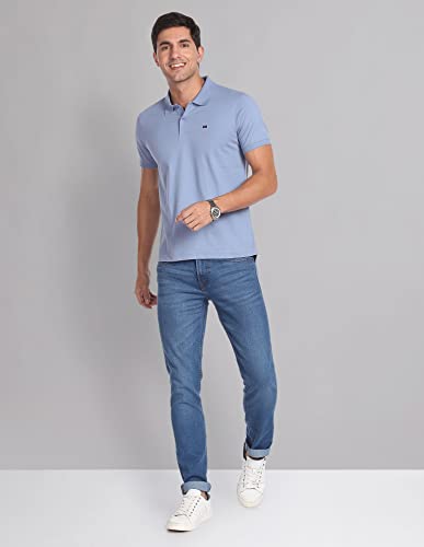 Image of Arvind Skinny Fit Stone Wash Jeans