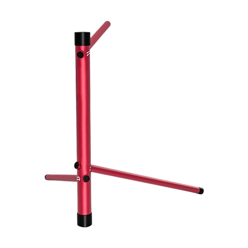Soporte Bicicleta Soporte De Reparación Bicicletas, Estacionamiento Aleación Aluminio(Red 42.5cm x 6.5cm)