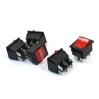 Commutateur AC250V DPDT pour remplacer un interrupteur défectueux sur vos machines