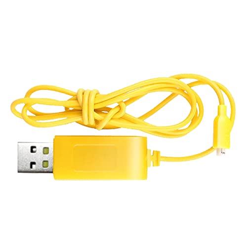 S105 Pièces de câble RC S107 Hélicoptère de charge Mini chargeur USB dans l'air peinture, jaune, taille unique