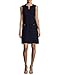 Produktbild KARL LAGERFELD Paris Damen Tweed Shift Dress with Pockets Kleid, Dunkles Marineblau, 38