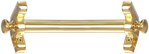 Brass Stair Rods Set of 3-13, Heavy-Duty Cut-to-Size Carpet Runner Rods, Easy Installation, Secure Rugs, Durable Home Stair Accessories (44inch/111cm)