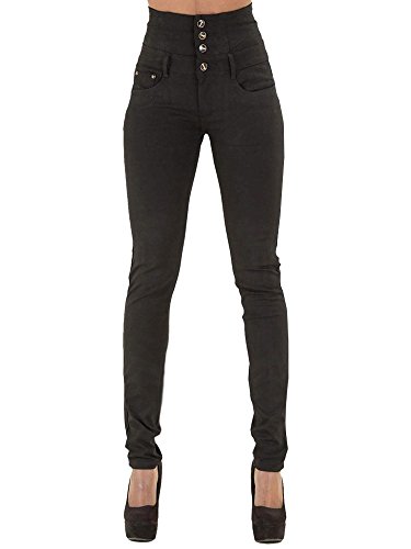 Minetom Mujer Pantalones Vaquero Skinny Push Up Pantalones Elástico Jeans Cintura Alta...