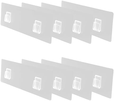 8 Pack Shower Caddy Adhesive Replacement, Hooks Strong