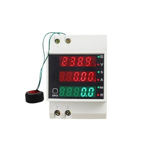 Compteur numérique multifonction pour rail DIN D52-2047 LED CT100A - 2