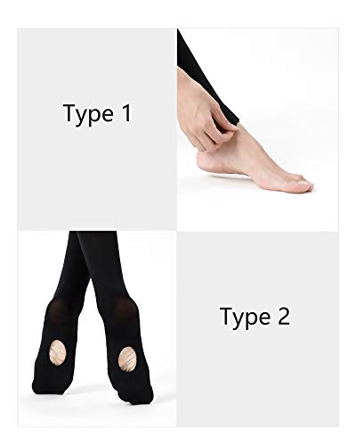 Image of Stelle Girls Women Ballet Dance Convertible Tights Ultra Soft Pro Transition Tights